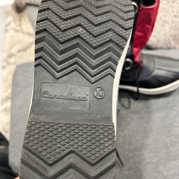 NWTO Canadiana Winter Boots size 10 Red Snow Boots - Picture 4 of 10